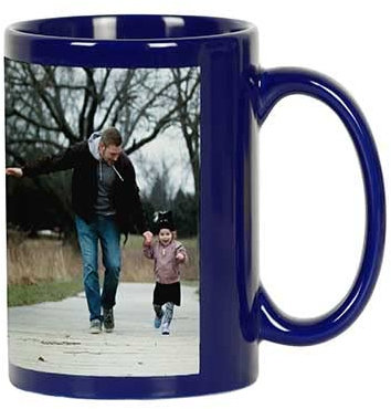 Printtoo Collage De Fotos Personalizado Taza De Cafe You Are The Best Dad In The World Imagen De Encargo Copa De CER¡Mica Lavavajillas Y Caja De Microondas- 11 Oz- Blue