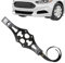 8 Stück Auto Schneeketten,für Mercedes Benz CL CLA CLC CLK CLS GL GLA GLB GLC GLE GLK GLS,Verstellbare Universal,für Reifenbreite 165-265mm,Black