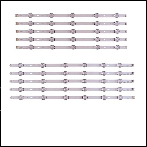 Generico KIT 10 BARRE LED TV PER LG 55 55LF652V 55LF652VZA 55LF652V-ZA