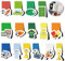 Zkaoai 30 Stück Magnetische Lesezeichen Kinder Fußball, Fussball Mitbringsel, Magnet Lesezeichen, Magnetlesezeichen Kinder, Magnet Seite Marker, Kleine Geschenke für Junge, Schüler, Freund,Fußballfans