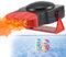 Portable Car Heater, 12V Fast Heating Defrost Defogger, 2 in1 Heating & Cooling Air Fan Defrost Cigarette Lighter Plug Car Windscreen Heater