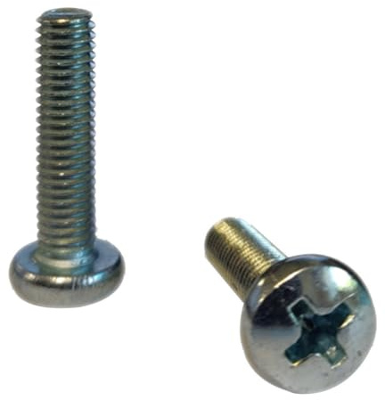 SOS Accessoire 2 Stück Schrauben (Kohlefilter Typ 16) für Dunstabzugshaube T16CS AEG, AIRFORCE, AIRLUX, ARTHUR MARTIN ELECTROLUX, ELECTROLUX, WHIRLPOOL