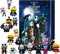 Halloween Advent Calendar 2024-24 Day Halloween Countdown Calendar, Contains 24 Gifts Dolls, Nightmare Before Christmas Advent Calendar, Scary Halloween Doll Collectible Horror Figures Gift (B)