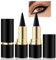 GmwyCzV 2 Stück Matte Schnell Trocknender Eyeliner, Kajalstift Wasserfest, Eyeliner Stick Pencil für Langanhaltend Lidschatten, für Ein Alltägliches Lang Anhaltendes Augen Make Up (Schwarz)