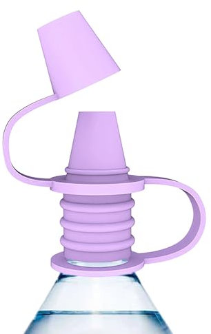 Silikon-Flaschenoberseite, auslaufsicherer Ausgießer – Wasserflaschenverschluss mit starker Abdichtung | geruchsfreie und sichere Wasserflaschenverschlüsse für und Mädchen