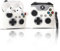 LEWOTE Kompatibel mit Apple Airpods 4 Case schützende lustige Nette 3D Cartoon Cover Abdeckung mit Schlüsselbund (Gamepad White)
