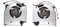 VENTILATEURS CPU & GPU COMPATIBLE POUR PC PORTABLE ASUS ROG STRIX G533 / G513 / G713 / G733 SERIES