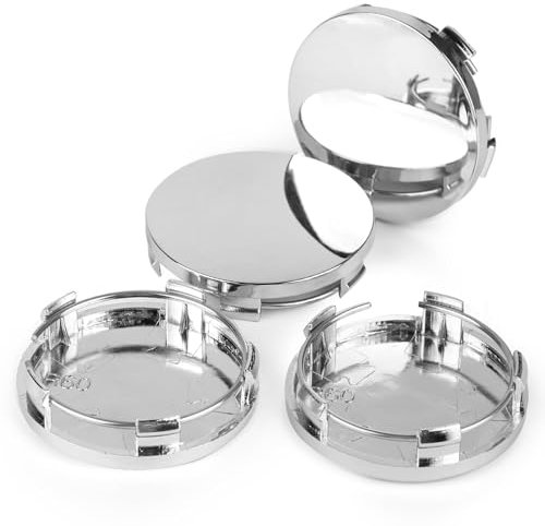 YWDRE 4 Pièces Auto Cache Moyeux pour Renault Megane E-Tech Electric 2022, Bouchon de Jante Cache Moyeu Centre Roue Enjoliveurs Centre Jante Capuchons,B- 65mm