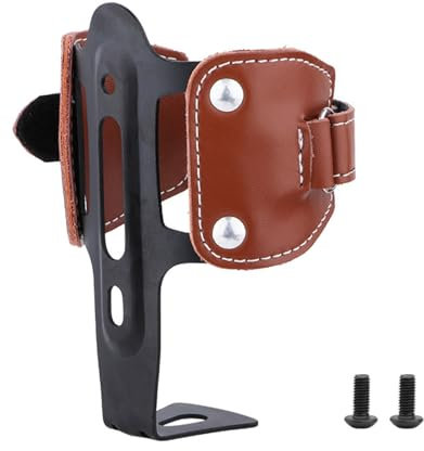 Porte-bouteilles de vélo en cuir rétro pour vélo