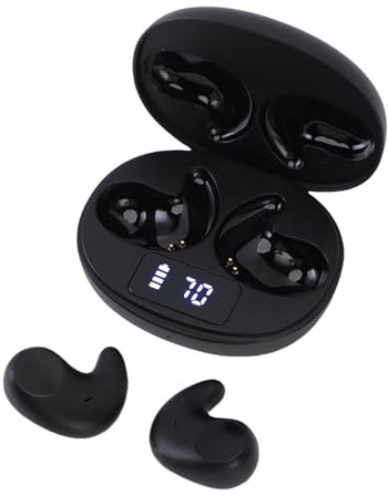 Xiuganpo Ear Plugs for Sleeping, Bluetooth 5.4 Side Sleeper Earbuds with Noise Cancelling Mic, Soft Ear Tips Headphones True Wireless Earphones for Travel, Workouts, Daily Commutes