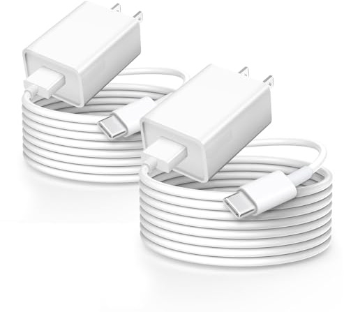 2 Pack 10FT USB C Camera Charger Compatible with New Ring Pan-Tilt Indoor Cam 2024 2025 2026, Ring Spotlight Cam Plus/Pro, Stick Up Cam Pro(Battery), Indoor Cam Plus Charger Charging Cord Power Cable