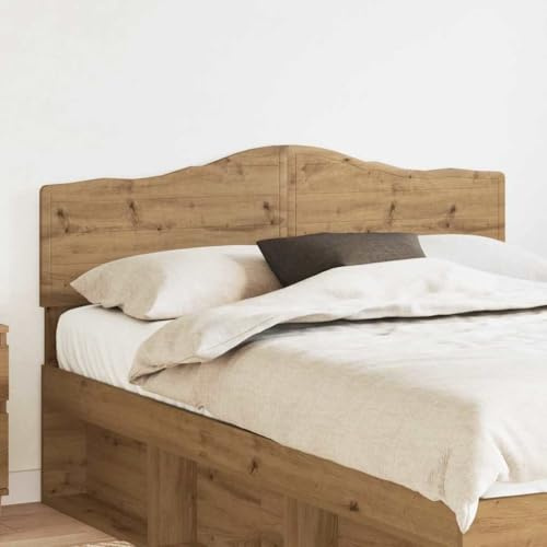Owoxanthellate Kopfteil 160 cm Artisan Eiche Holzwerkstoff Modernes schlankes Design Robust & langlebig Wischbare Oberfläche für Schlafzimmer Gästezimmer Jugendzimmer und Hotelzimmer