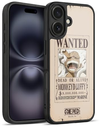 Head Case Designs Offizielle One Piece Luffy Gear 5 Poster Grafische Kunst Gel Armour Hülle [Militärischer Schutzgrad] kompatibel mit Apple iPhone 16