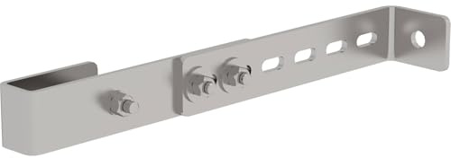 MUNK Günzburger Steigtechnik 64019 Wandhalter, Edelstahl, verstellbar 150-300mm für GFK-Leiter 1St.