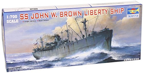 Trumpeter 1: 700 - SS John W. Brown WWII Liberty Ship, TRU05756