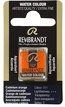 Rembrandt Watercolour Pan Cadmium orange 211 (05862111)