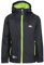 Trespass Qikpac Jacket, Black, 7/8, Compact Packaway Waterproof Jacket Kids Unisex, Age 7-8, Black