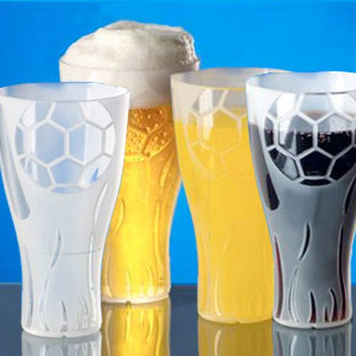 Unbekannt Fußball-Cup 0,5l SAN Kunststoffglas, 9er-Set