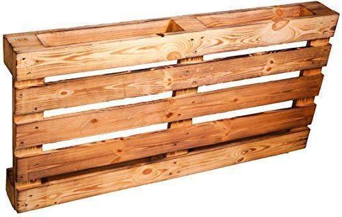 Kistenkolli Altes Land Palette ca 120 x 60 x 13 cm - Natur/Shabby/Vintage/Möbelbau - Palettnmöbel-Palettenregal - Bettbau - Weinkisten - Apfelkiste - Obstkiste (GEFLAMMT)