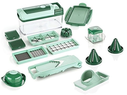 Genius Nicer Dicer Fusion 000 Lot de 16 coupe-légumes Kiwi