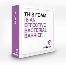 Activheal Non-Adhesive Foam Dressing, Sterile, 20cm x 20cm, Pack of 10