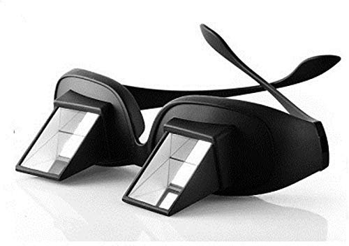 QMJHL Horizontal prism tilting periscope glasses, fishing special glasses, refraction glasses, lying in bed reading and watching TV。