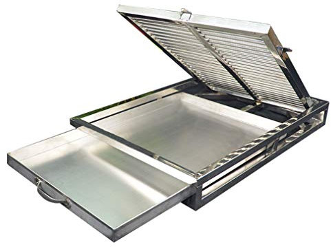 Inodoro para perros Bandeja extraíble para inodoro para mascotas, caja de arena para perros portátil de acero inoxidable, bandeja de entrenamiento de gran capacidad, orinal para gatos, interior al a