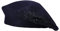 ZLYC Baskenmütze für Damen, wendbar, einfarbig, Kaschmir, Mosaik, warm, für Mädchen (Blume Navy),Einheitsgröße