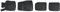 Element Passgenaue Fußmatten Gummimatten für BMW Mini Countryman 2010-2017