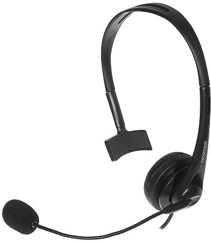 PROSOUND Wired Office USB A Headset, Single Ear Mono Stereo Telephone Headphones for PC/Laptop/Chromebook, Teams, Zoom, business meetings, call centers, online class, work