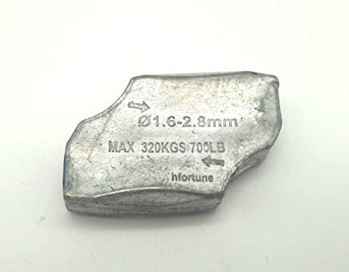 Drahtspanner Wildzaun 2 Größen Spanndraht Maschendrahtzaun Zaun Spanner Verzinkt Zaun Zubehör (10 Stück für Drahtstärke 1,6-2,8 mm)