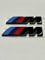 BMW M Emblem Schwarz Glanz Kotflügel Logo Seite M Paket 4,5x1,5 CM