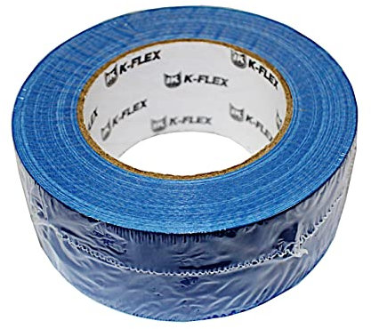 KAUFDAS 50lfm K-FLEX CLOTH DUCT BLAU Gewebeband Panzer-Tapes Panzerband PE-Gewebe-Klebeband