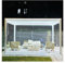 SHUDONGDEN Transparentes Wasserdichtes Rollo,Transparent Wasserdichtes Roll-Up-Rollo,Transparente Rollo,Rollos Klarer Außenrollo Außen Pergola Rollo Jalousie,Transparente Rollos,90x250cm/35.4x98.4in