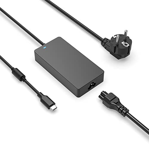 100W 90W USB C Cargador Compatible con HP Spectre x360 15, Elite Gragonfly G3, Elitebook 1040 G4, ZBook x2 G4, Envy Serie Tipo C para Portátil