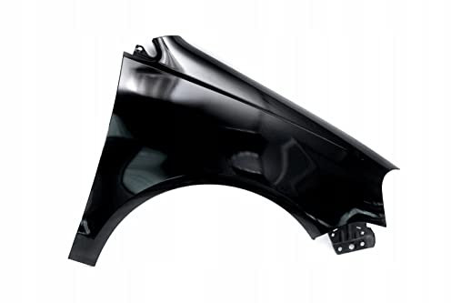 Gal Industrial Kotflügel kompatibel für Volkswagen Polo 9N3 IV 4 Lift LC9Z Rechts Schwarz Vorderseite lackiert