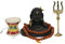 BRACOP Hindu Gott Figur Shiva Lingam Statue Indien Göttin Haus Tempel Mandir Dekoration Lord Shiva Murti Nataraja Hinduismus Figur Religiöse Statue Buddha Abstrakte Skulptur Indische Geschenke