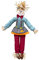 MagiDeal Épouvantail Automne décor Mini Debout Automne épouvantail décor Halloween épouvantail Maison Bureau décoration, Fille