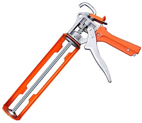 Operitacx Thickened Rotating Glass Glue Gun Caulking Gun Glue Dispenser DIY Accessories Construction Supplies Invisible Caulk