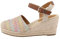 TOM TAILOR 7490730007, Sandali con Zeppa Donna, Rose Multi, 40 EU
