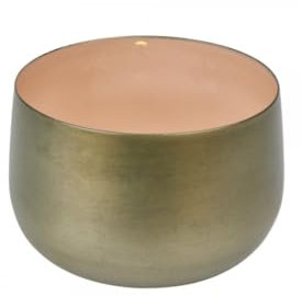 Lambert [BR Windlicht Eisen Antik-Nickel/Nektar H 6,5 D 9,5cm