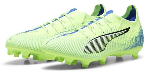 PUMA Unisex Adults Ultra 5 PRO FG/AG Soccer Shoe, Fizzy Apple-PUMA White-BLUEMAZING, 40 EU