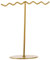 Golden Iron Jewelry Organizer Stand - Multi-Functional Earring Holder Necklace Display Rack Space-Saving Jewelry Tree for Home Decoration