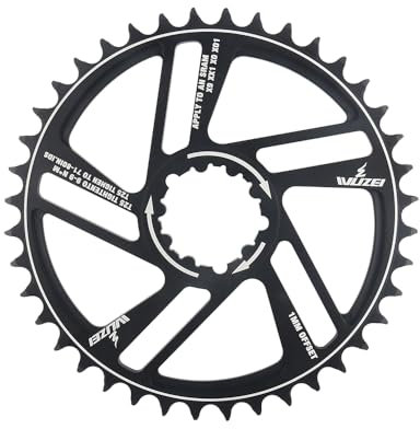 KTKEET GXP Kettenblatt, 1/3/6 mm, Offset, direkt montiert, Mountainbike-Kettenblatt, 30/32/34/36/38/40/42T, schmales breites Kettenblatt für SRAM X9 XX1 XO XO1 GXP Kurbelgarnitur (1 mm Offset 36T)