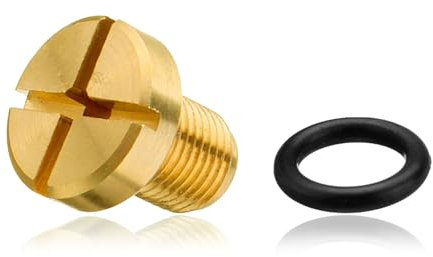 Hirificing Tornillo de purga de tanque de expansión de refrigerante para BMW 17111712788, kit de purga de aire refrigerante con junta tórica de goma para BMW X1 X3 E46 E92 E90 E36 E39 Mini Cooper