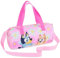 BlueY Borsone Palestra Bambina, Borsa da Weekend con Tasche Cerniera (Rosa)