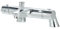 JUNSOTTOR Thermostatic Bath Shower Mixer Taps Modern Bathroom Bar Shower Value with Bath Filler Spout Chrome