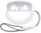 Funda Protectora de Silicona para Huawei Freebuds 6i, Funda Protectora de Auriculares Funda Suave Anti Polvo Funda Correa de Mano Accesorios (Blanco)