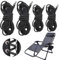 JOOTUEPO 4 Stück Universal Ersatzkordeln für Relaxliege Ersatzkordeln für Zero Gravity Chair Schwerelos Sonnenliege Relaxliege Zero Gravity Gartenstuhl