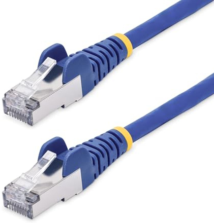 StarTech 3m Cat8 Snagless Ethernetkabel, S/FTP, 100W PoE++, LSZH, Blau | LSZH, RJ45 Patchkabel, Netzwerkkabel, 25G/40G, 2000MHz, Reines Kupfer